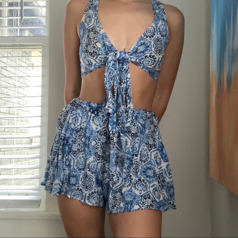 “FRINGE” TWO PIECE SET